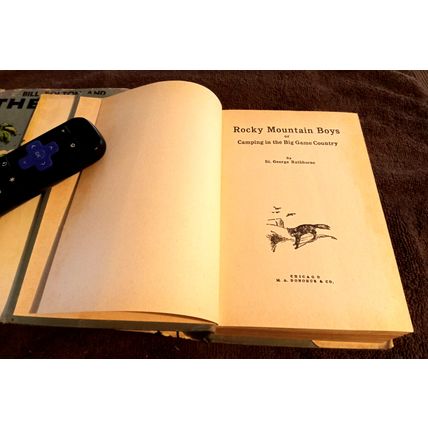 Rocky Mountain Boys By St George Rathborne W/Dustjacket 1933