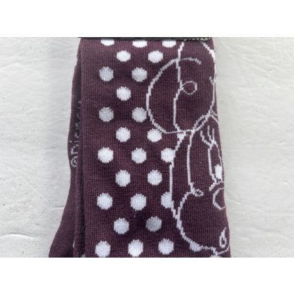NEW Disney Minnie Mouse Purple Unisex Crew Socks Size 9-13