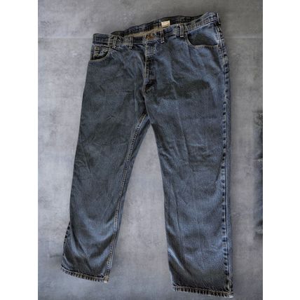 Key Mens Blue Denim Carpenter Jeans 100% Cotton Size 48/32 Workwear Combine SHP