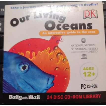 Our Living Oceans PC ROM Promo The Daily Mail CD Rom Library Interactive