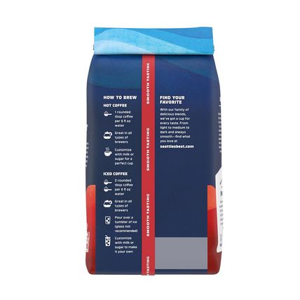 Seattle’S Best Coffee, Dark Roast Ground Coffee, Post Alley, 100% Arabica, 3 Bag