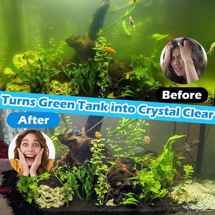 Aquarium Filter for 40-150 Gallon Tank, U-V Fish Tank Green Clean Machine Submer