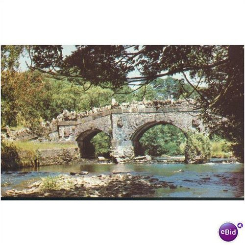 GB Postcard - The River Bray, Shallowford, Devon