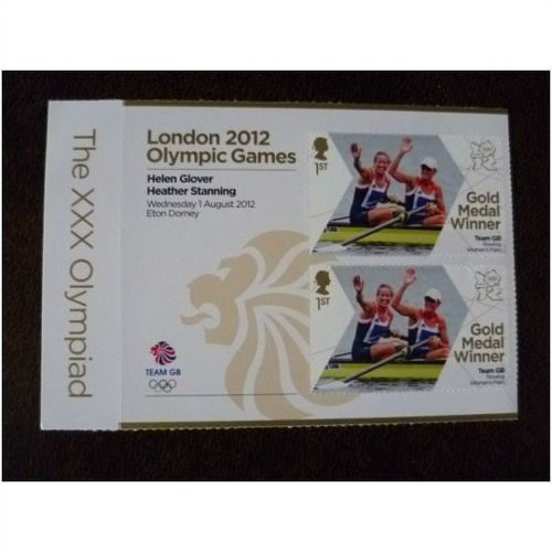 2012 GB Olympics Gold Medal Winners Rowing pair mint stamp SG3342 Olympiad XXX