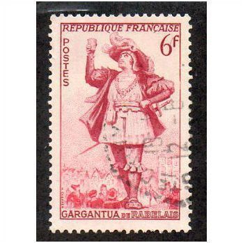 FRA 1953 6F 'LITERARY FIGURES' FINE USED (EBID20-041)