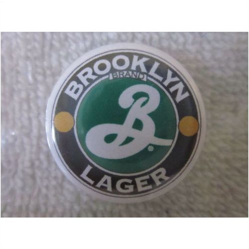 Brooklyn Brewery Lager Button Pin Metal