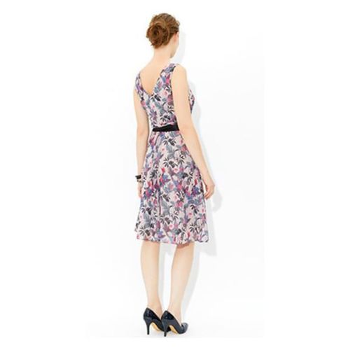 MONSOON Selma Nude/Multi Print Dress BNWT