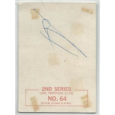 BEATLES 2nd series ' Paul, George , Ringo and John ' card # 64 (1964)