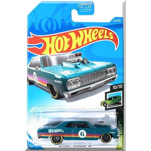 Hot Wheels - '64 Chevy Chevelle SS: Speed Blur #10/10 - #62/250 (2019) *Teal*