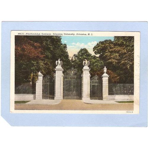 New Jersey Princeton Fitz-Randolph Gateway Princeton University~1245