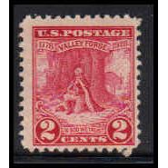 645 2c Valley Forge Just Clears MNH O0955