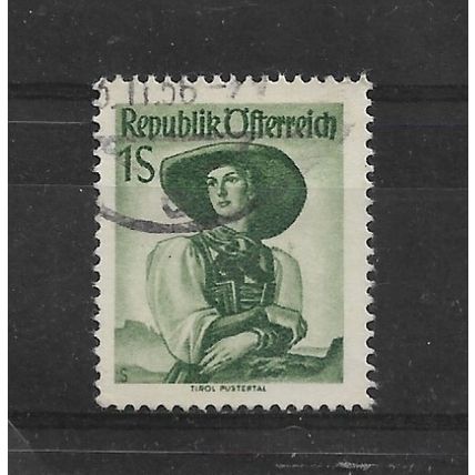 Austria.SG1127 1s "Tirol Pustertal" (Green).Fine Used.Aug22h