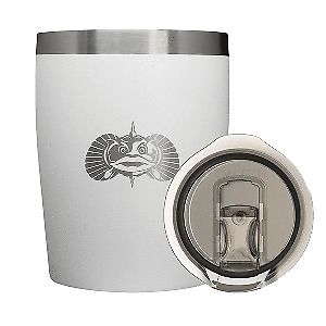 Toadfish Non-Tipping 10oz Rocks Tumbler - White