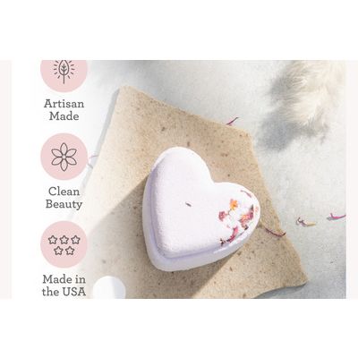 A Mother's day special- Heart Shaped Shower Steamers Gift Box, Set of 4 Showe...