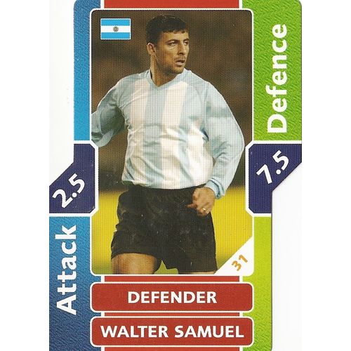 Match Attax - World Cup 2006: Argentina - Defender, Samuel (Walter)