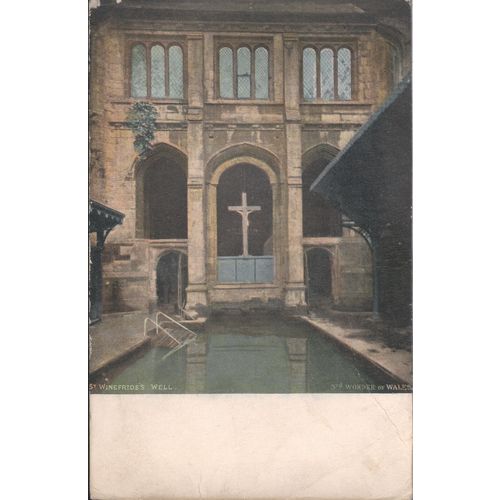 Antique PC 1914 - St. Winefride's Well, Holywell, Flintshire, Wales