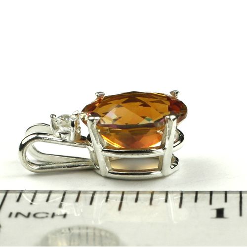 Twilight Fire Topaz, 925 Sterling Silver Pendant, SP020