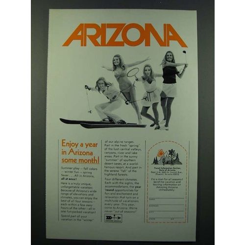1971 Arizona Tourism Ad - Enjoy a Year in Arizona