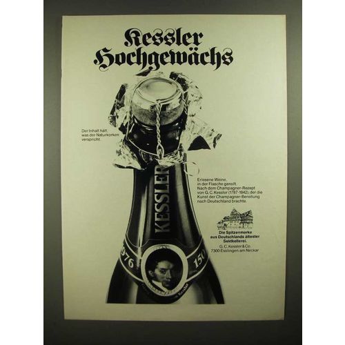 1979 Kessler Champagne Ad - in German