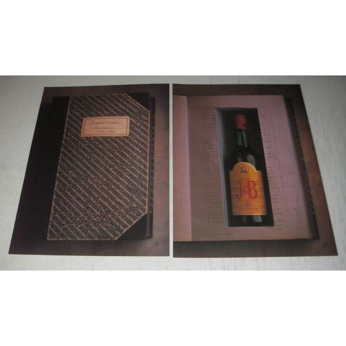 1989 J&B Scotch Ad - Traquair Castle Household 1932-1947