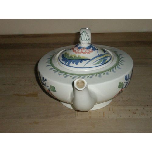 Bristol Pottery Pountney & Co Retro Floral Teapot