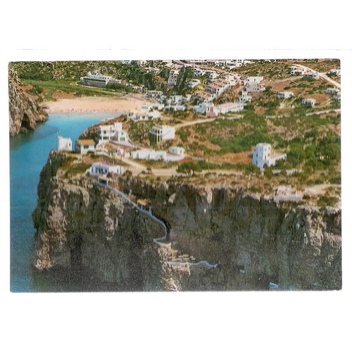 CALA'N PORTER, MENORCA, SPAIN used postcard 1986 postmark =