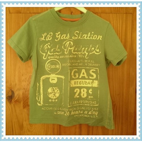 Boys Age 5-6 Green T-Shirt - ( Ladybird )