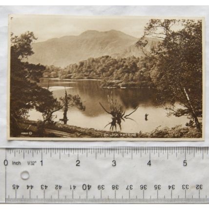 vintage postcard On Loch Katrine