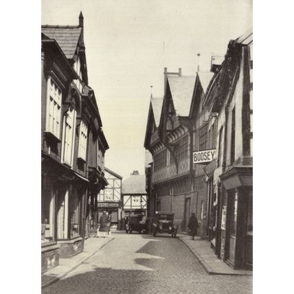 Old Market Hall Northwich Cheshire Real Photo Museum Postcard