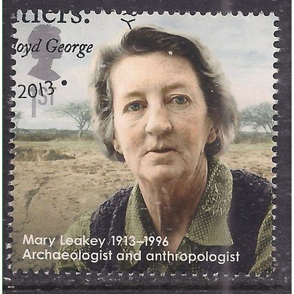 GB 2013 QE2 1st Great Britons ' Mary Leakey ' SG 3460 ex FDC ( C430 )