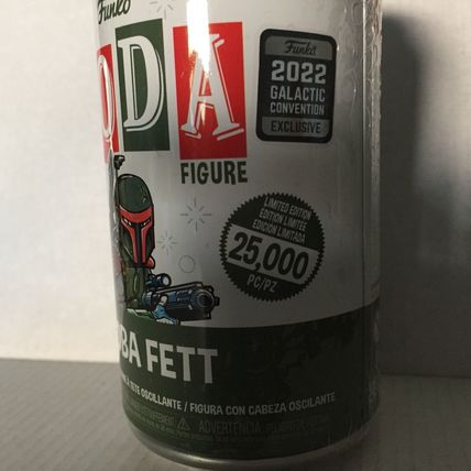 NEW 2022 Star Wars Celebration Boba Fett Funko Soda Figure LE 25000