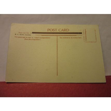 15th C. HOUSES, LACOCK, WILTSHIRE unused antique postcard by E C Hunt . (D) #