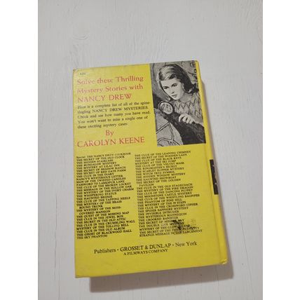 The clue of the velvet mask Nancy Drew Carolyn Keene book hardcover 30
