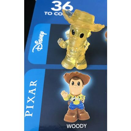 Rare woody glittery Pixar Ooshies woolworths collectable toy 2020