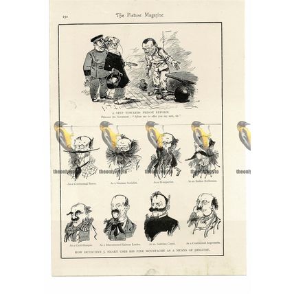 Political Humour, Book Illustration (Print), 1895