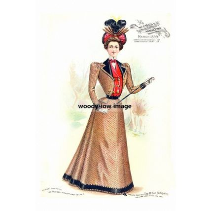 rp10626 - Ladies Fashion from 1899 - ideal to frame - print 6x4