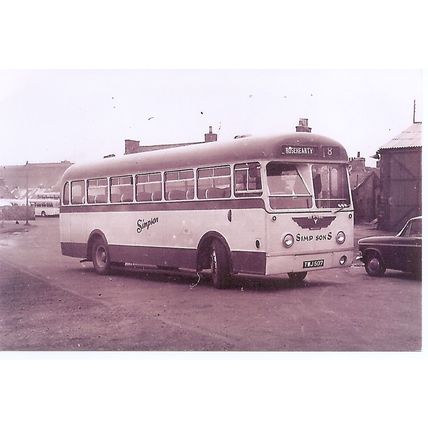 Black & White Photograph of J. S. Simpson of Rosehearty - TWJ 507 ex. Sheffield