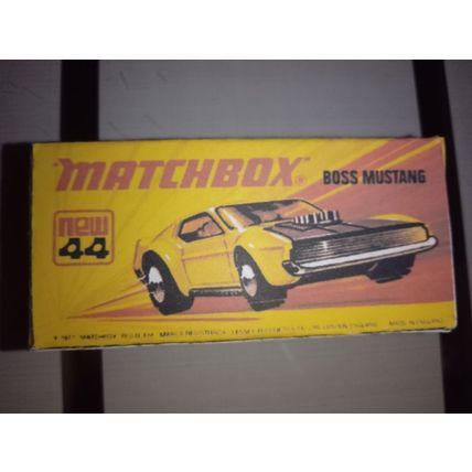 Matchbox - No44 Boss Mustang SF Replica Box