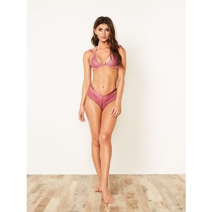 Halter Cageback Style Triangle Bralette