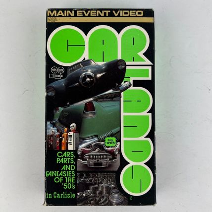 Car Lands VHS Video Tape Cars, Parts & Fantasies of The 50's