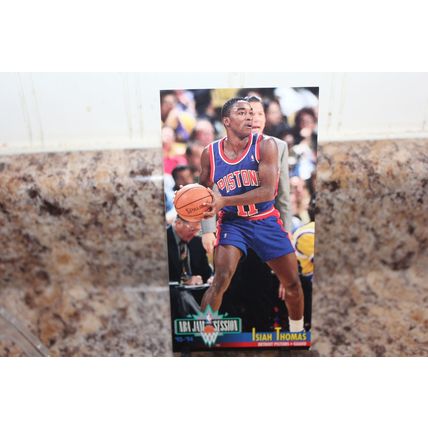 1993 FLEER NBA JAM SESSION LSIAH THOMAS BASKETBALL CARD#66