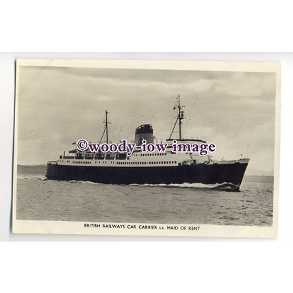 f1196 - British Railways Ferry - Maid of Kent - postcard
