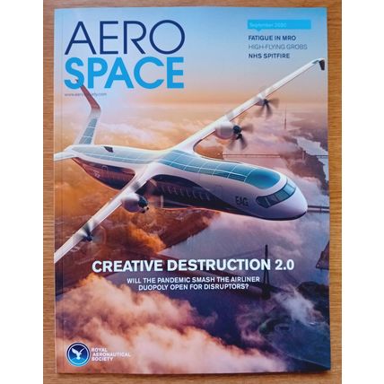 ROYAL AERONAUTICAL SOCIETY MAGAZINE, AEROSPACE: issue September 2020