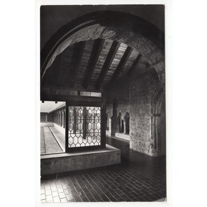 The Cloister Malling Abbey Postcard Kent