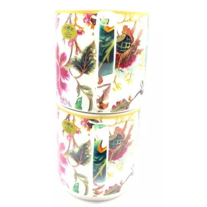 Anthina Mugs Fine China Set of Two Ceramic 9 CM Microwave & Dishwasher Safe