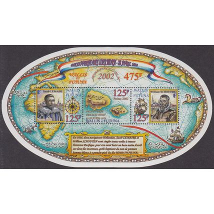 Wallis and Futuna Discovery of Futuna MS 2002 MNH SG#MS806a MI#Block 11 Sc#558d