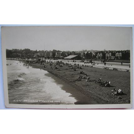 1949 postcard Paignton from the Pier