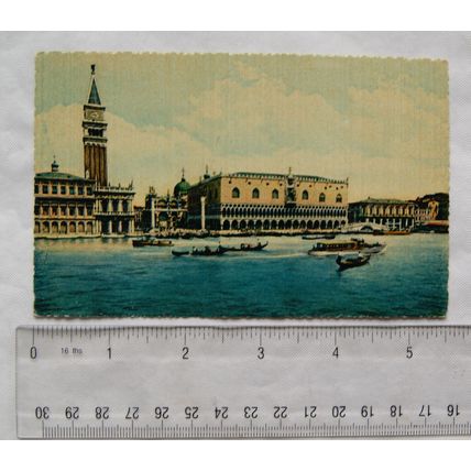vintage colour postcard Venice