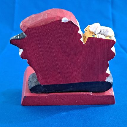 Midwest SANTA SLEIGH Christmas STOCKING HANGER Of Cannon Falls Mantel Holder