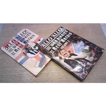 'ALLO 'ALLO: The War Diaries of Rene Artois. Volumes 1 & 2 ( 2 Hardback Books)